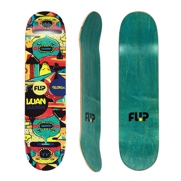 Shape Maple Importado Flip Skateboards Luan Oliveira