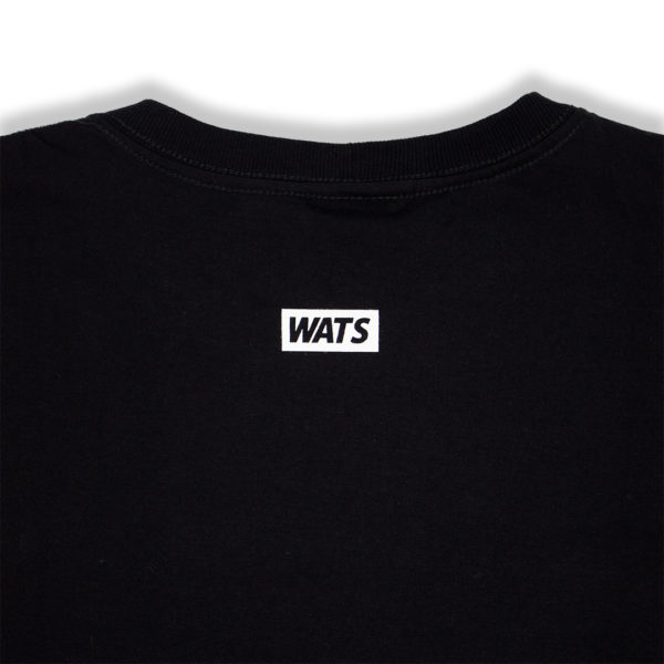 Camiseta Wats Skate Logo Preta
