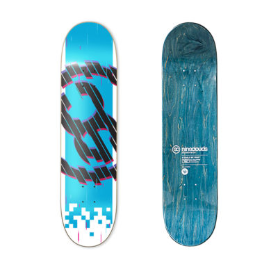 Skate de Dedo Nineclouds - Full Logo Branco - Nineclouds Skateboards