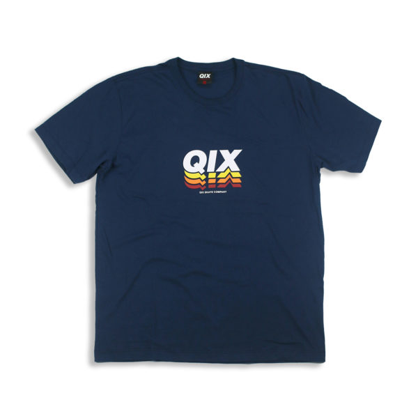 Camiseta Qix Skate Degradê Marinho