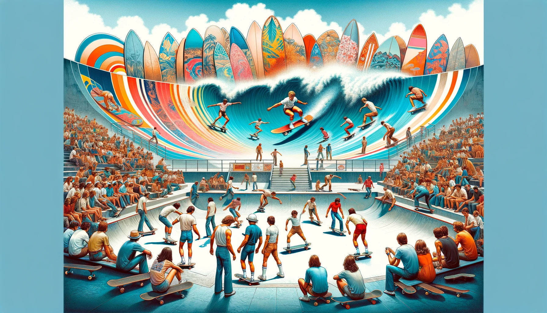 Ondas e Rodas: A Conexão Inquebrável entre Surf e Skate nas Décadas de 70 e 80