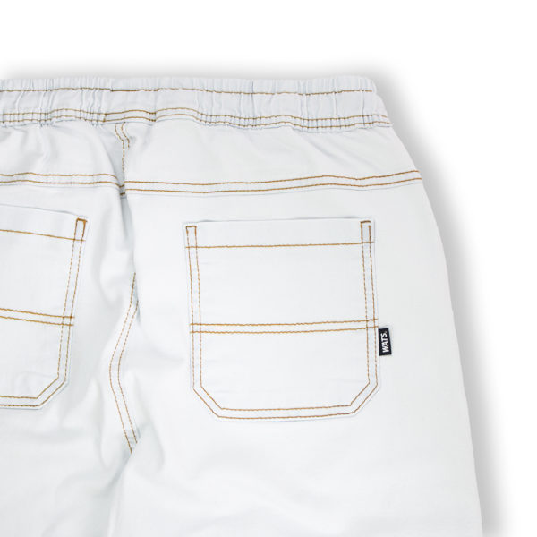 Calça Cargo Wats Jeans Claro Off White